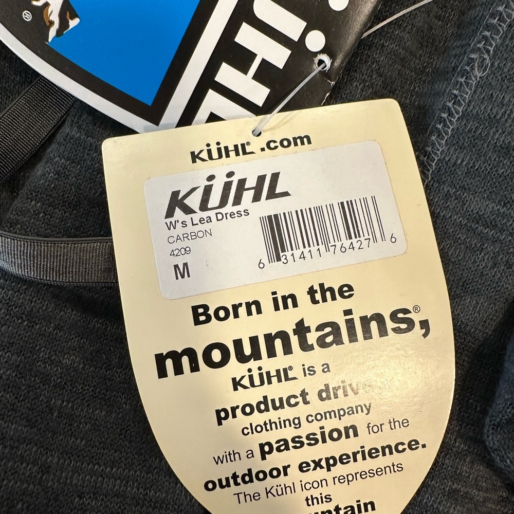 NWT Kuhl Lea Carbon Long Sleeve Athleisure Dress - Picture 5 of 8